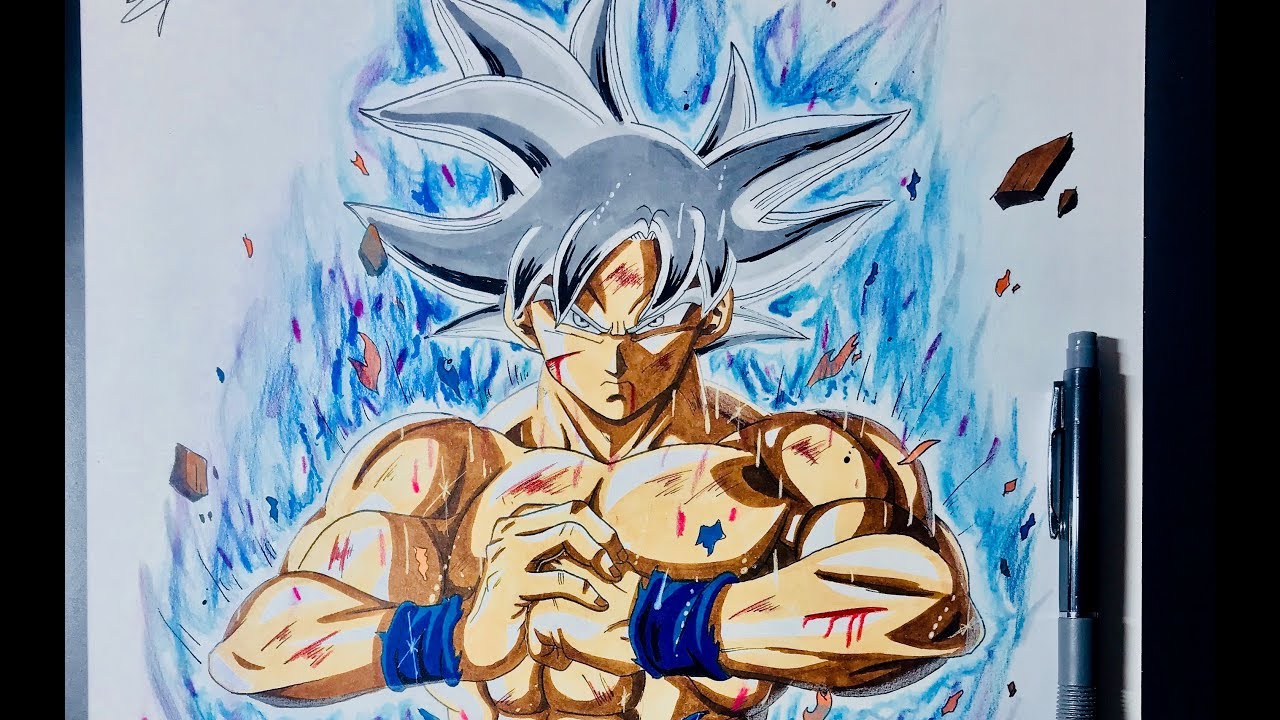 Righi-Draw on X:  Speed Drawing Goku Ultra