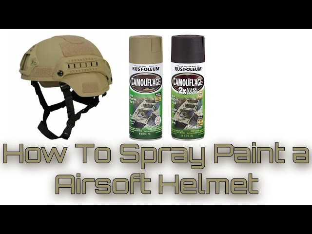 How To Spray Paint Multicamesque Camouflage Patterns 