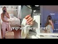 prep and pack with me to travel 🌤️✈️ packing, new nails, facial, & more!