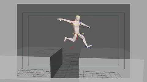 character jump in Autodesk Maya 2018, by Arun kumar