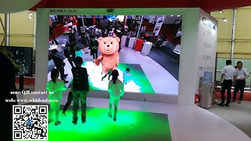 AR large-screen interaction Large-screen somatosensory interaction ar interactive screen photo