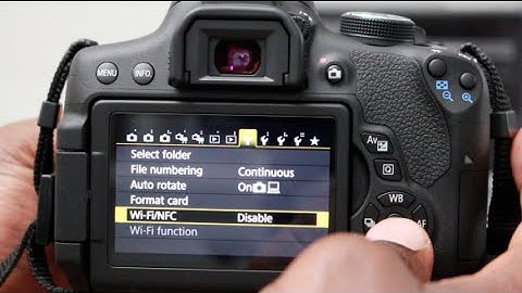 How To Connect Canon WiFi Camera to Smartphone T6i And Canon Connect App