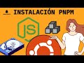 Como instalar pnpm en linux, ahorra espacio en disco duro