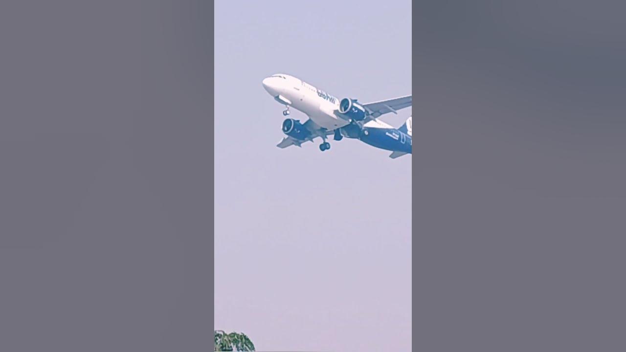 go Air take off in Patna airport runway ️ ️ #shorts - YouTube