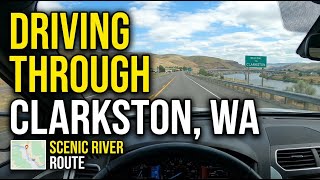Driving through Clarkston, Washington