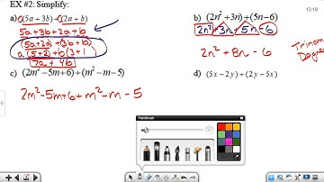 6.2 Adding and Subtracting Polynomials