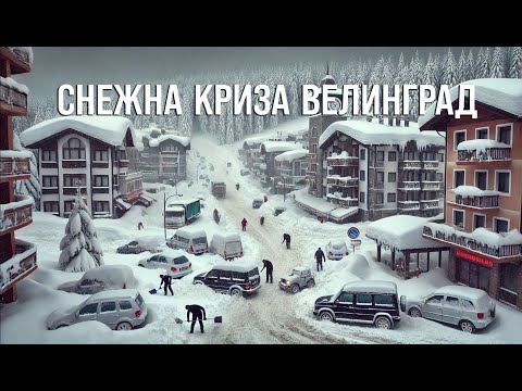 Защо 20 см сняг предизвикаха снежна криза в община Велинград