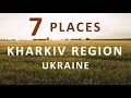 7 Places in the Kharkiv region (Ukraine) | 4K drone video