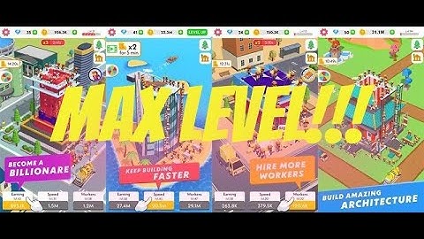 Idle Construction 3D | MAX LEVEL!!! | Final building Time-lapse