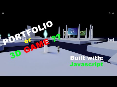 3D Portfolio as a Virtual Experience (Built with three.js and GSAP)