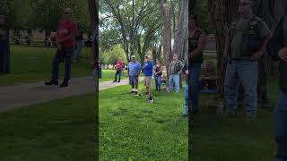 Ceremony at the Southern Ute Veterans Park in Ignacio, CO for the 2022 Durango Veterans Run