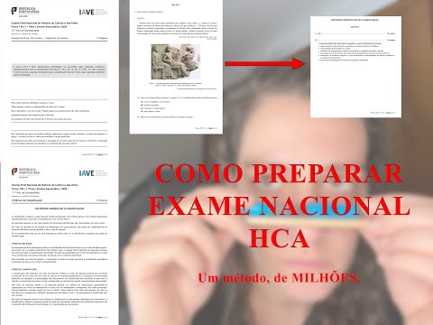 Vídeo: Como Se Preparar Produtivamente Para O Exame De História