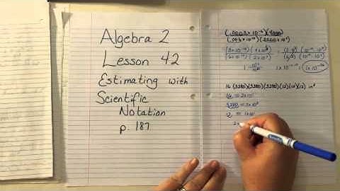 Algebra 2 Lesson 42