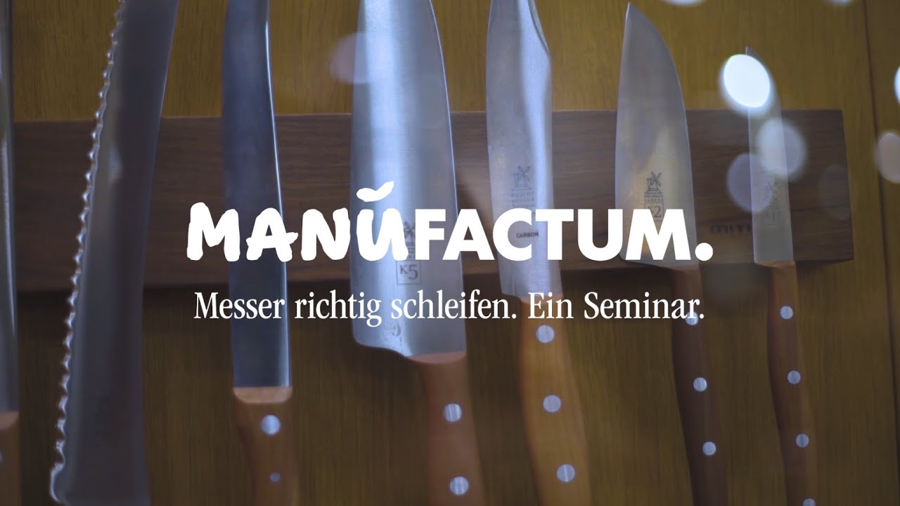 Messer richtig schleifen. Ein Seminar. YouTube