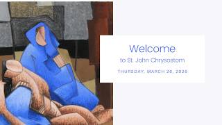 Daily Mass - Thursday, March 26, 2026