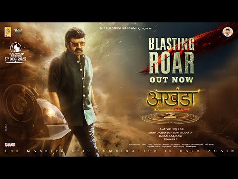 Akhanda 2 Thaandavam - Official Hindi Teaser | Blasting Roar | NBK | Boyapati Srinu | Thaman S