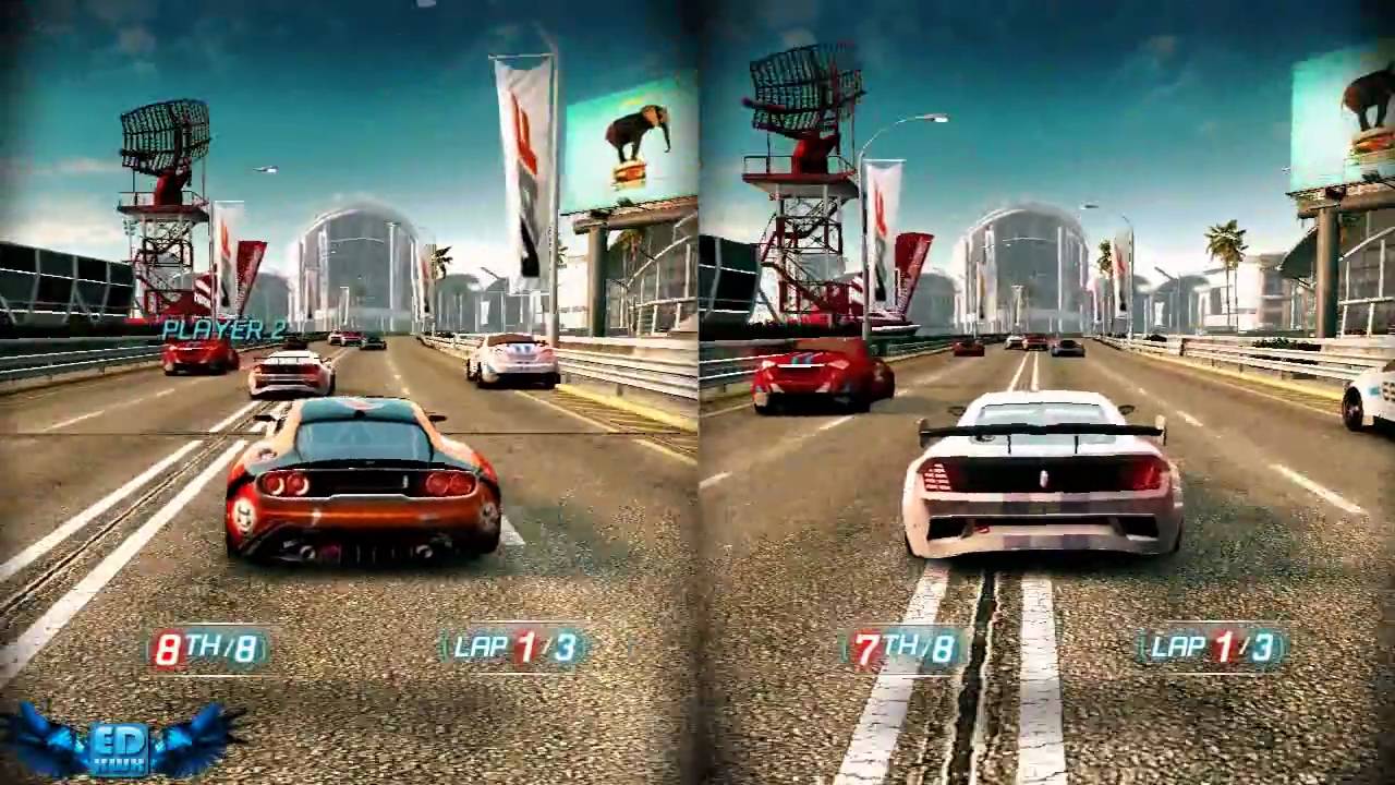 Игры на двоих на одного играть. Split/second: Velocity (ps3). Split second 2 на ПК. Сплит секонд сплит скрин. Split second Velocity ps3 Split Screen.