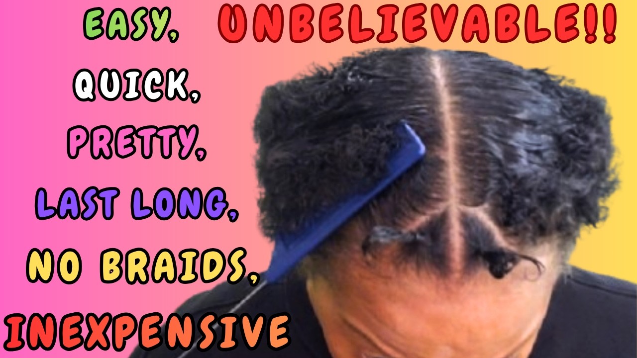 This Simple Hairstyle Saved My Natural Hair… No Braiding Required!