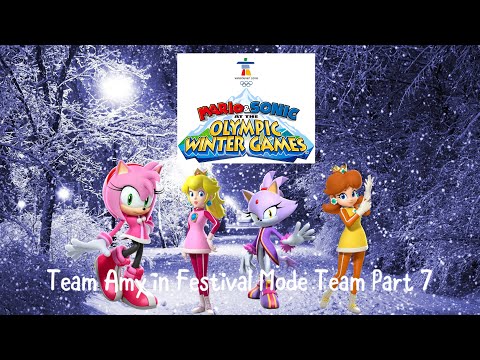 Mario & Sonic at the Olympic Winter Games Team Festival (Team Amy) Part 7