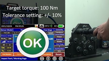 ZIPPTORK Air Impact Wrench Torque Controlled under Transducer  Mode