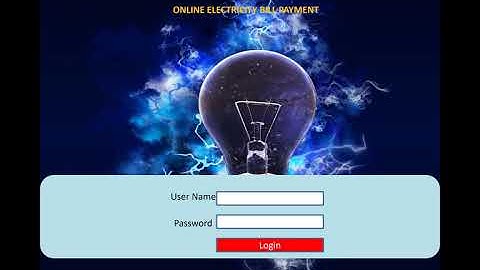 Online Electricity Bill Payment Project in ASP.NET CORE