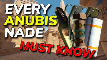EVERY Nade You MUST KNOW T Side Anubis: The Ultimate CS2 Nades Guide
