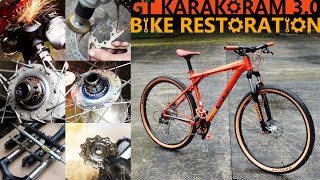 Restoration - GT KARAKORAM 3.0 95% (NO REPAINT) BIKE RESTORATION & OVERHAUL + TIPS  [4K]