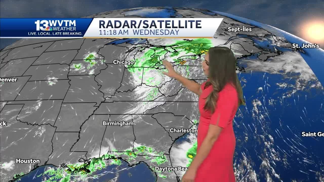 Drier air means lower humidity and low rain chances in Alabama's ...