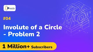Problem 2 Based on Involute of a Circle - Engineering Curves - Engineering Drawing