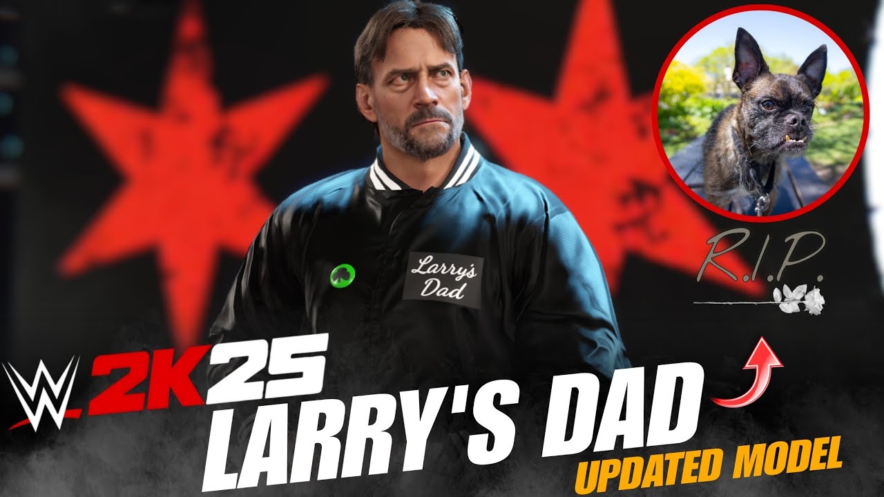 WWE 2K25 CM Punk Larry's Dad Epic Entrance (First Look At WWE2K26 In WWE2K25) ‼️