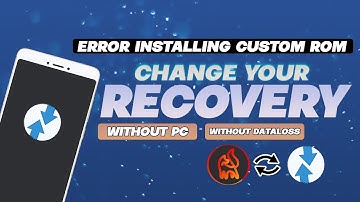 Fix Custom Rom Install Failed | Switch between twrp and orangefox recovery in 2 mints | WITHOUT PC