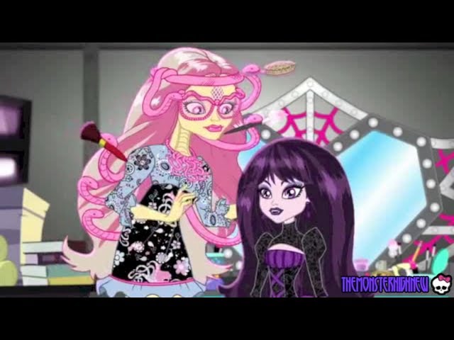 ❤️❤️モンスターハイ( *´艸｀)エリザバット Monster high - S04xE12 - Master of Hiss-guise - YouTube