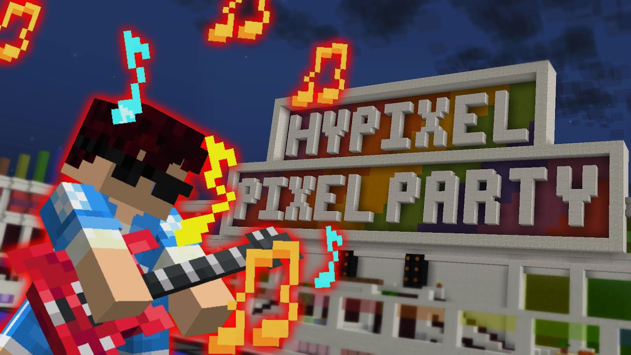 Playing Hypixel's Block Party Minigame!?... (and dropper) // Minecraft Minigame