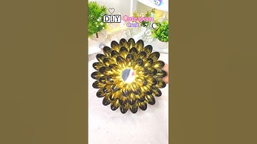 Unique Spoon Wall Decor Idea 💡 | DIY Craft #shorts #diy #youtubeshorts #artideas