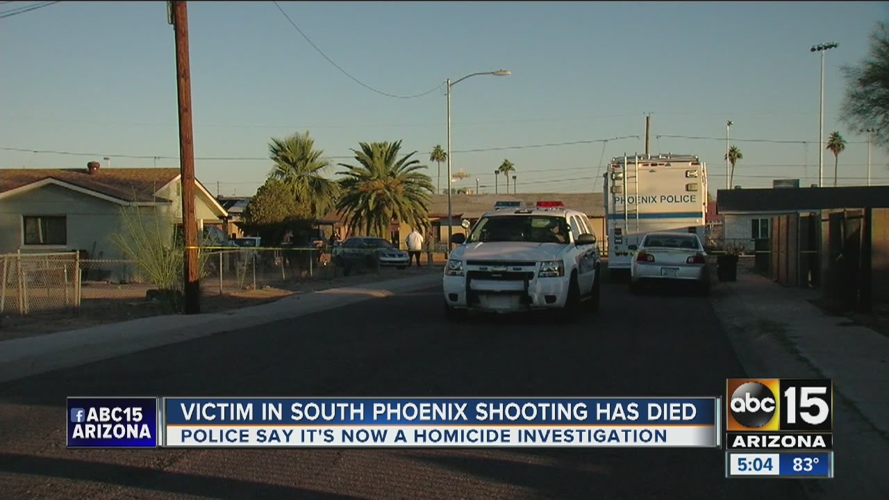Victim dies after being shot in South Phoenix - YouTube