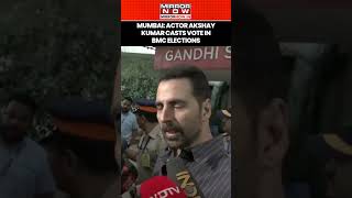 BMC Elections 2026: Actor Akshay Kumar Casts Vote In Maharashtra Civics Body Polls #shorts