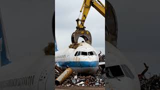 Plane recycle process #planerecycle #plane #recycling #aircarft #video #viral