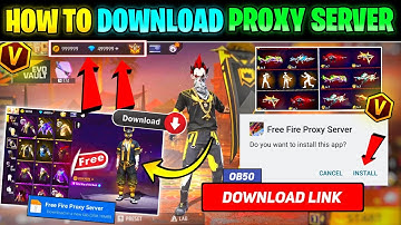 How To Download Proxy Server Free Fire || Proxy Server Free Fire | Proxy Server Kaise Download Karen