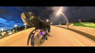 NIGHT MOSCOW DRIVE ON A SPORTBIKE (Part. 2)