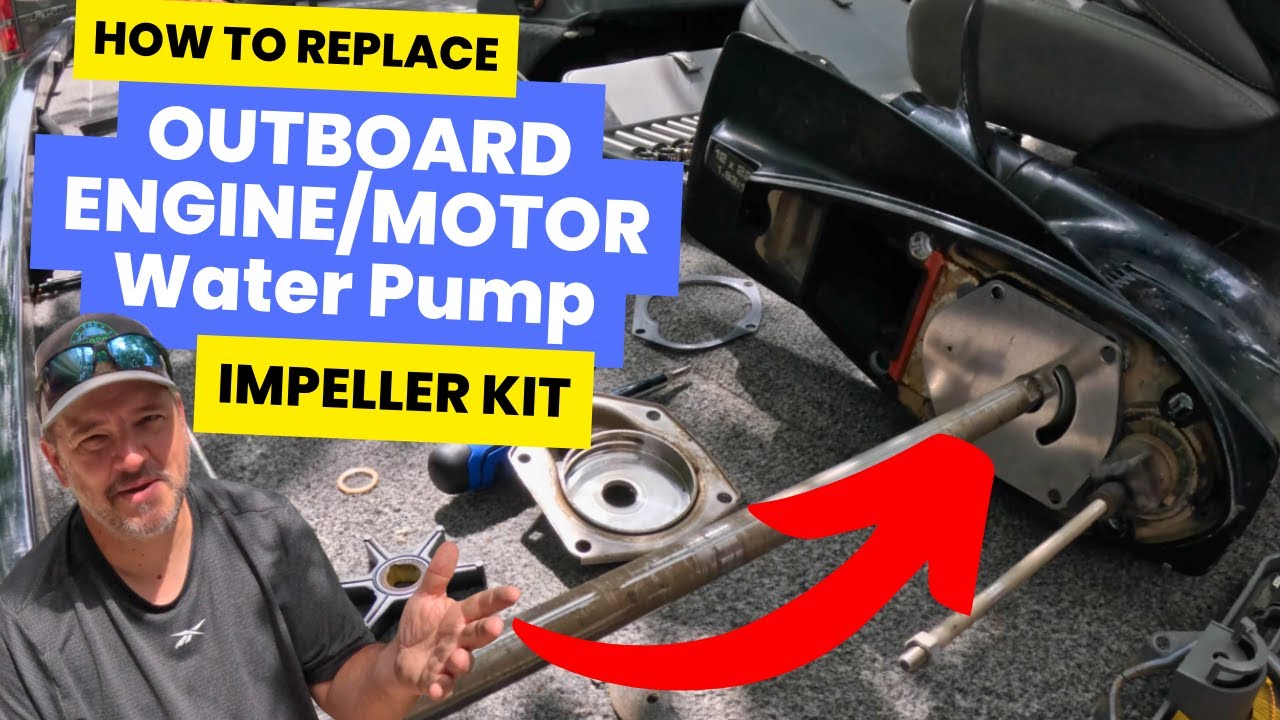 How to Install a Boat Outboard Engine Water Pump Impeller Kit | Mercury ...
