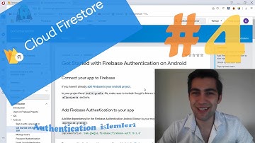 Firebase Serisi(CloudFirestore) -  Authentication ile Kimlik Doğrulama İşlemleri #4