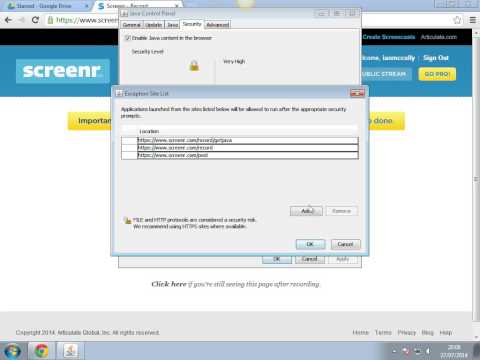 How to enable java for all websites