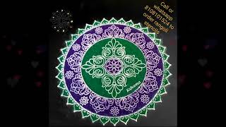 Rangoli designs with Rangoli stencils  Beautiful Rangoli stencil collection Festival Rangoli Stencil