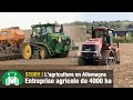 Cooprative agricole grnlichtenberg  une exploitation de 4000 ha claas xerion john deere kelly