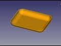 FreeCad крышка фарочистителя