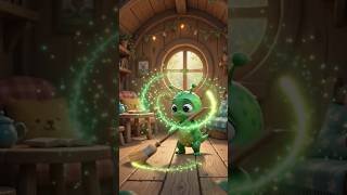 👽 Tiny Alien Adventures | Episode 14 – Tiny Alien's Magic Surprise for Jojo 🏡✨ #Shorts