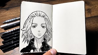 [ASMR] Drawing MIKEY (Real Time) - Tokyo Revengers