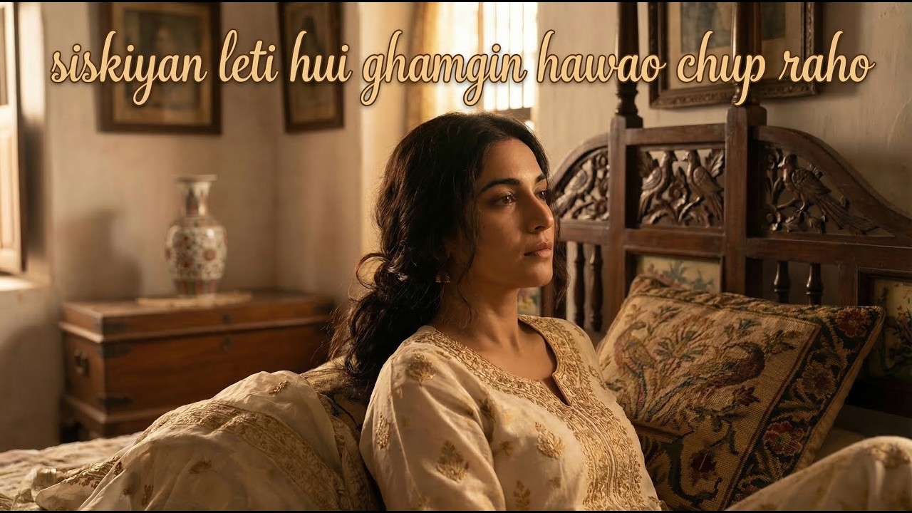 Siskiyaan Leti Hui Ghamgeen Hawao, Chup Raho | A Complete Ghazal by Parveen Shakir