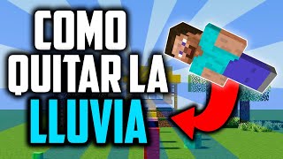 👉 Como DESACTIVAR la lluvia en minecraft para siempre | Como quitar la lluvia en minecraft java