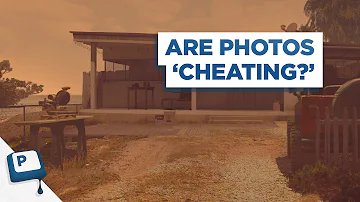 Is painting over a photo cheating?